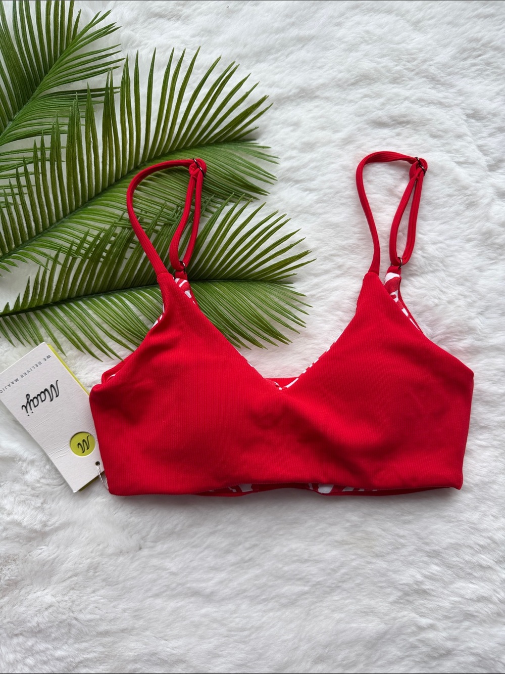 NWT Maaji Reversible Bralette Style Bikini Top size Small